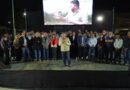 Jaldo inauguró pavimento y alumbrado público en Monteagudo