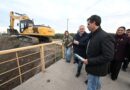 Jaldo inauguró obras y supervisó trabajos en canales de desagüe